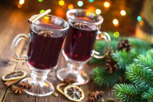 Gluhwein drinken kerstmarkt Munster